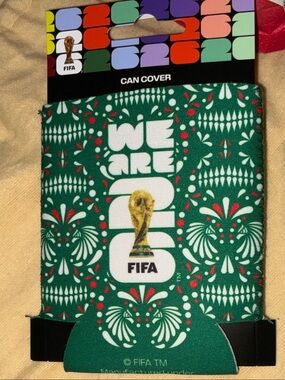 NWT FIFA 'We Are One' Green Can Cover